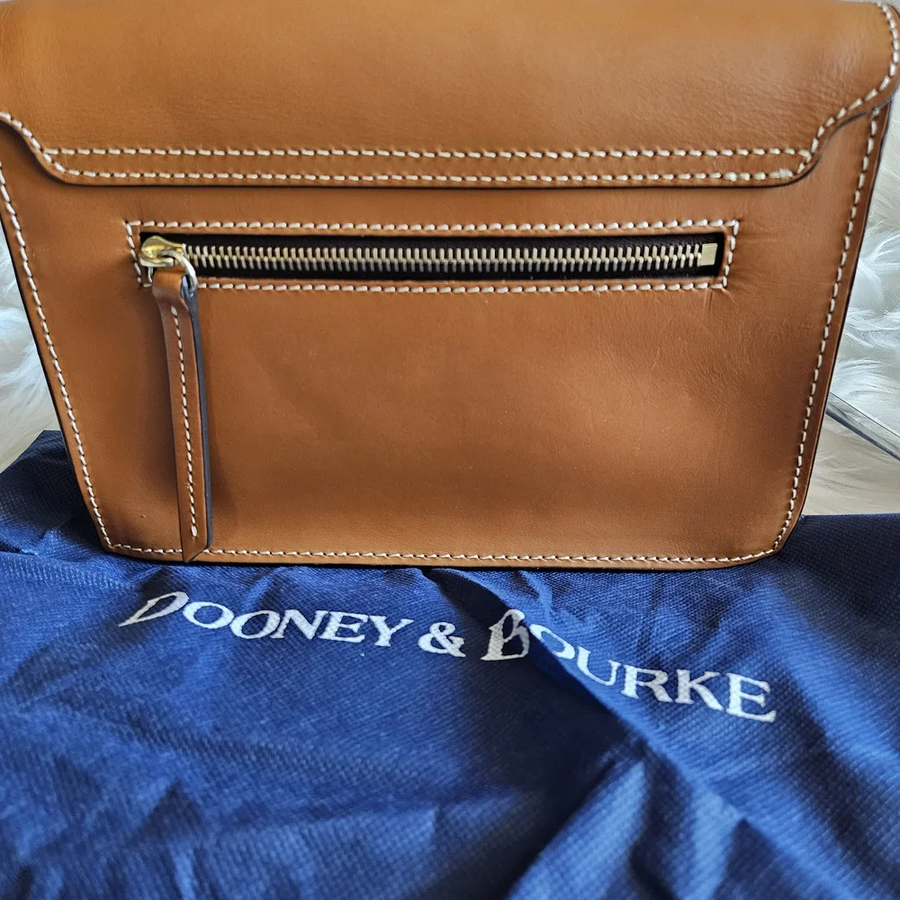 Dooney & Bourke Tan and Brown Crossbody Bag - Picture 8 of 11